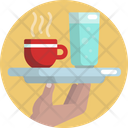 Hot Coffee Hot Tea Glass Of Water Icon