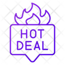 Hot Deal Sale Discount Icon