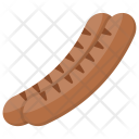 Hot Dog Sausage Meat Icon