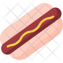 Hotdog Sandwich Junk Food Icon