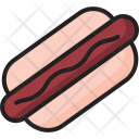 Hotdog Sandwich Junk Food Icon