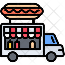 Truck Hot Dog Car Icon