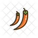 Hot Pepper Vegatable Vegatables Icon