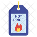 Hot Price Tag Icon