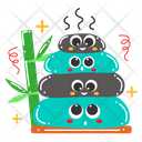 Hot stones Icon