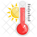 Hot Weather Summer Season Hot Temperature Icon