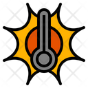 Hot Disaster Nature Thermometer Weather Icon