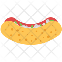 Hotdog Sandwich Sausage Icon