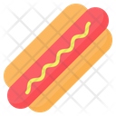 Hotdog Sausage Sandwich Icon