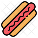 Hotdog Sausage Sandwich Icon