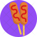 Hot Dog Food Snack Icon