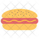 Hotdog Burger Fast Food Hotdog Sandwich Icon