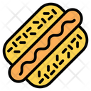 Sausages Burger Hotdog Sandwich Junk Food Icon