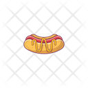 Hotdogs Sausage Fastfood Icon