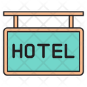 Hotel Board Sign Icon