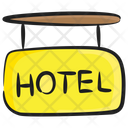 Hanging Banner Hotel Banner Hotel Board Icon
