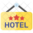Direction Board Roadboard Hotel Signboard Icon