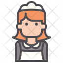Housekeeping Maid Cleaning Icon