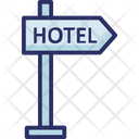 Hotel Signpost Icon