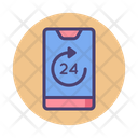 M Hours Hour Service Customer Care Icon