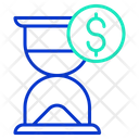 Hourglass Dollar Icon