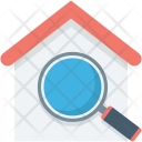 House Search Magnifier Icon
