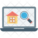 House Search Magnifier Icon