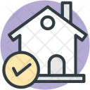 House Checkmark Real Icon