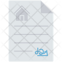 Contract Document File Icon