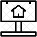 House Board House Direction Board Icon