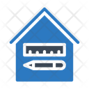 House Drawing Ruler Icon