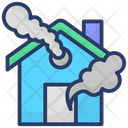House Fire Home Burning Accident Icon