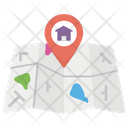 Home Location Home Address House Icon