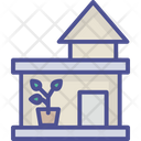 House Of Pot Pot In Home Garden Icon