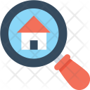 House Search Magnifying Icon