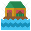 Houseboat Property Real Icon