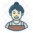 Housekeeper Home Cleaner House Maintenance Icon