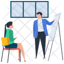 Employee Training Business Workshop Employee Presentation Icon