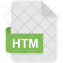 Htm Hypertext Markup Language File Format Icon