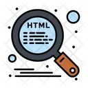 Html Code Search Icon - Free Download Design & Development Icons ...