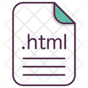 Html Text File Icon