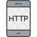 Http Icon - Download in Colored Outline Style