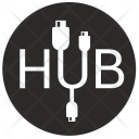 Hub Network Cable Icon