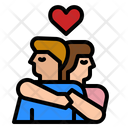 Hug Lover Couple Icon