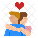Hug Lover Couple Icon