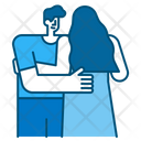Hug Beloved Couple Icon