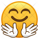 Hugging Face Emoji Emoticon Icon