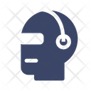 Human Bot Icon - Download in Glyph Style