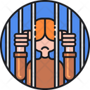 Human Cage Criminal Prison Icon