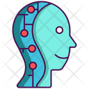 Human Computer Interaction Intelligence Mind Brain Icon